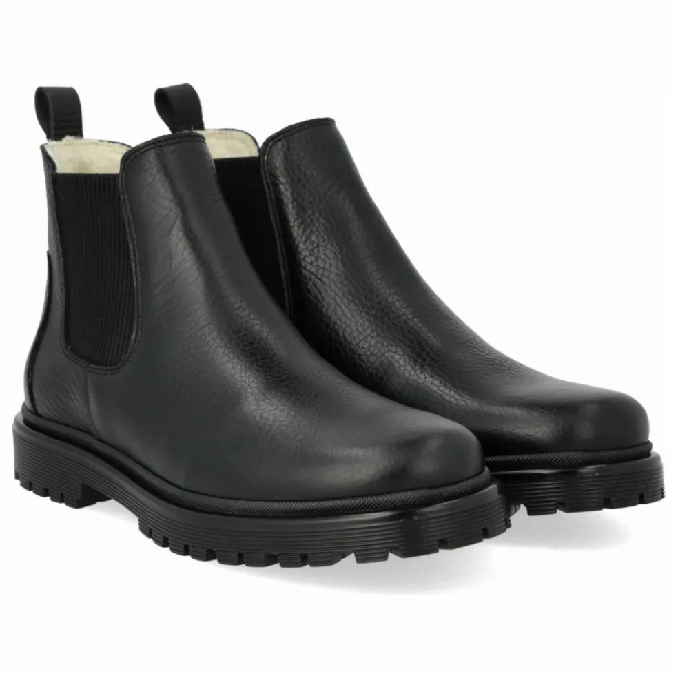 Chelsea Boots Fourrées | Noir