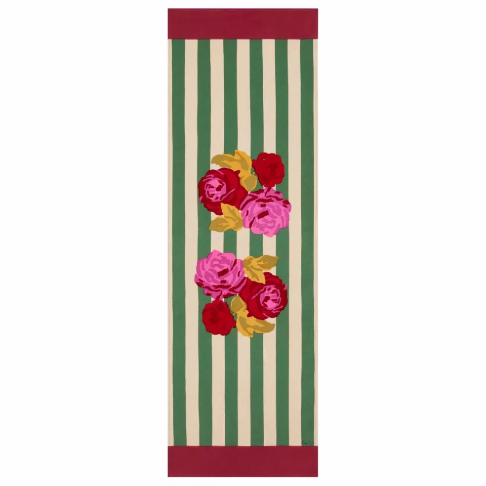 Chemin de table Nizam Stripes | Vert