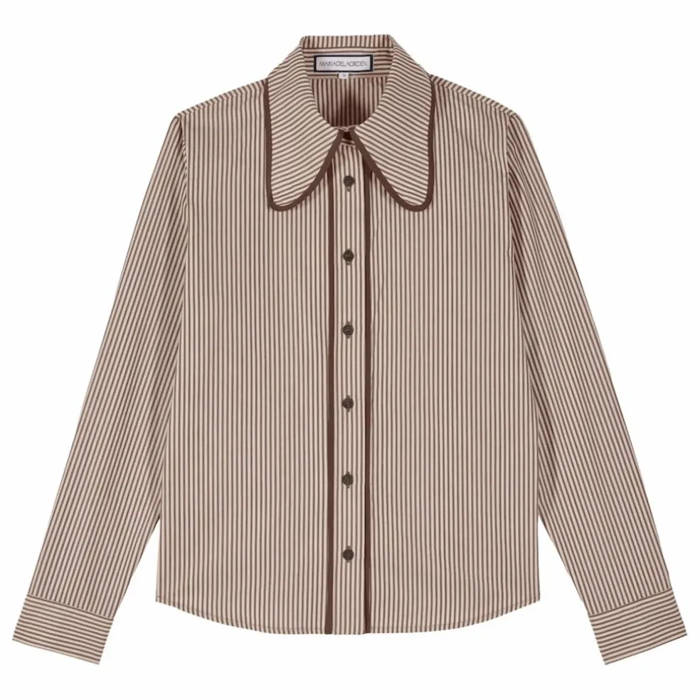 Chemise Ala Rayée | Marron