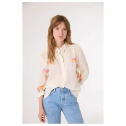 Chemise Ali Garden Brodée | Ecru
