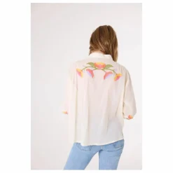 Chemise Ali Garden Brodée | Ecru