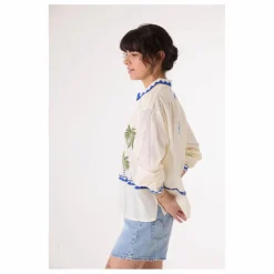 Chemise Ali Jungle Brodée | Ecru