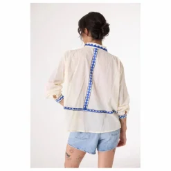 Chemise Ali Jungle Brodée | Ecru