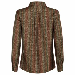 Chemise Arles Imprimée Soie | Marron