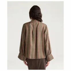 Chemise Arles Imprimée Soie | Marron