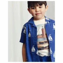Chemise Bateaux Coton Bio | Bleu