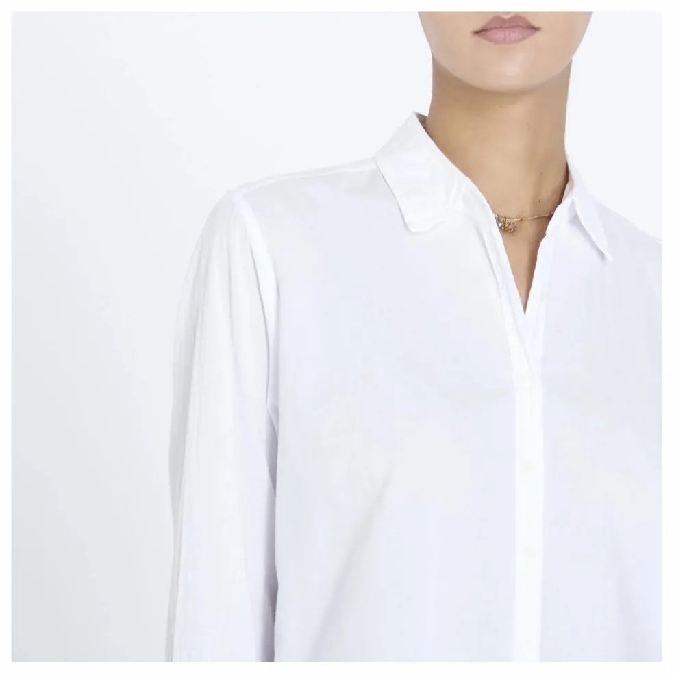 Chemise Beau Popeline de Coton | Blanc