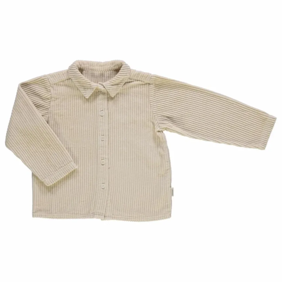 Chemise Belladone Velours Côtelé | Beige
