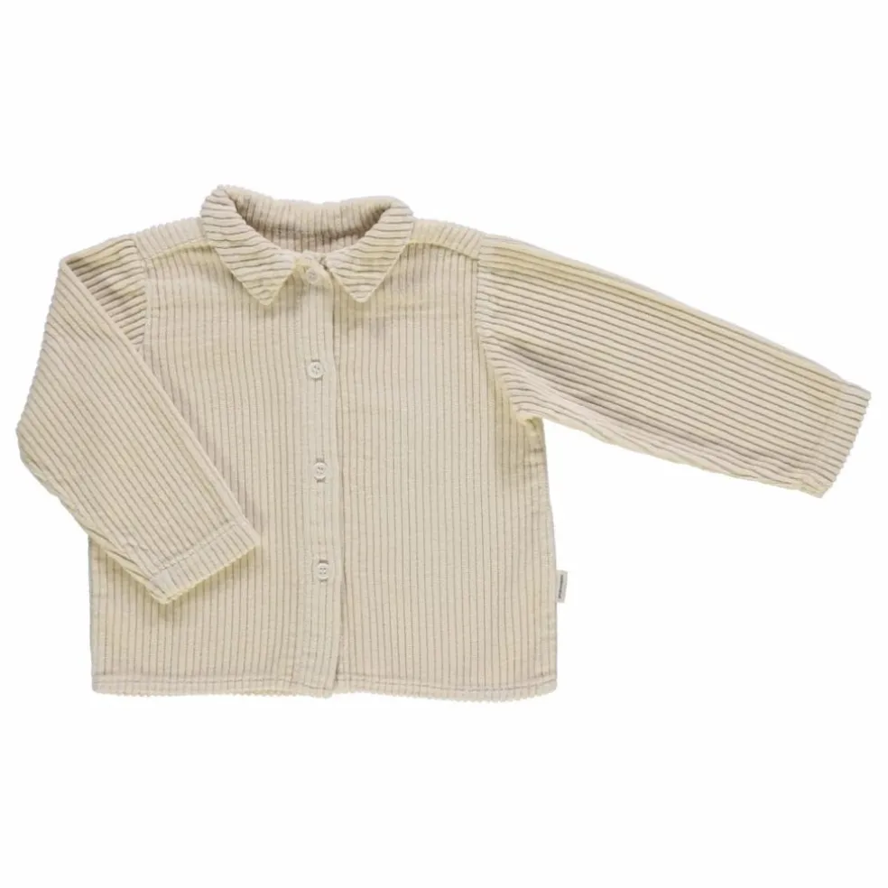 Chemise Belladone Velours Côtelé | Beige