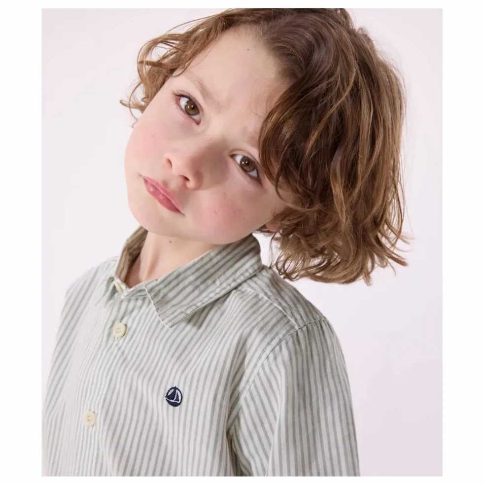 Chemise Bresil Popeline Coton Bio | Sauge