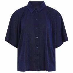 Chemise Brooklyn Métallisée | Bleu marine