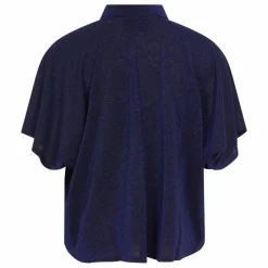 Chemise Brooklyn Métallisée | Bleu marine