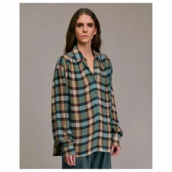 Chemise Calbiza Tartan | Aqua
