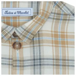 Chemise Carreaux | Beige