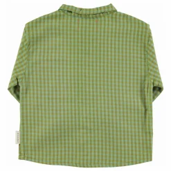 Chemise Carreaux Coton Bio | Vert