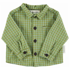 Chemise Carreaux Coton Bio | Vert