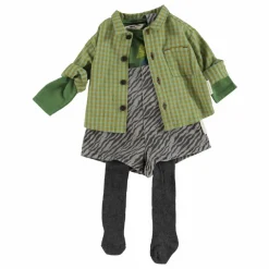 Chemise Carreaux Coton Bio | Vert