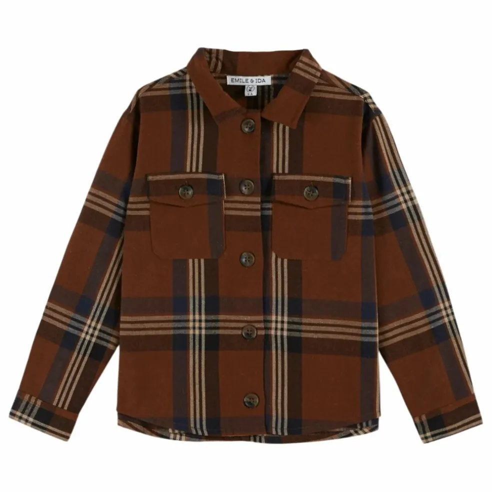 Chemise Carreaux Flanelle | Marron