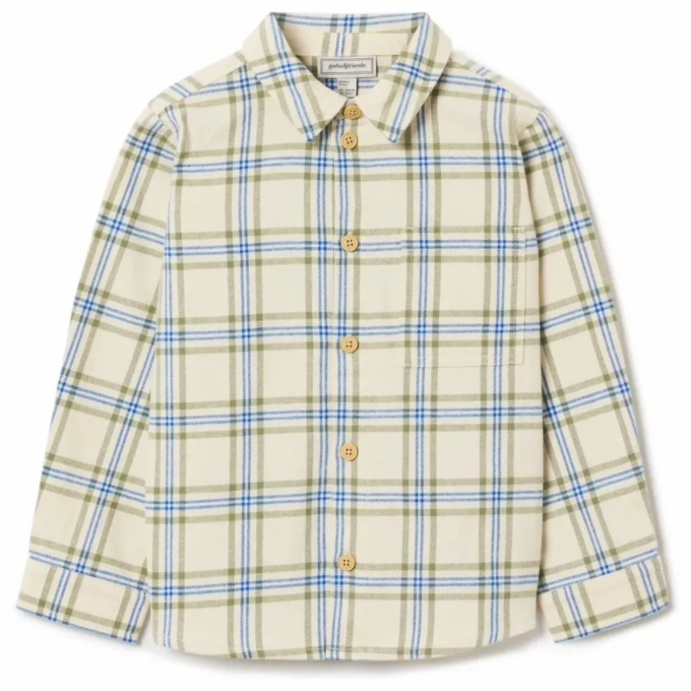 Chemise Carreaux Mini | Ecru
