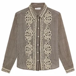 Chemise Cohiba Bebo Coton Flammé | Tabac