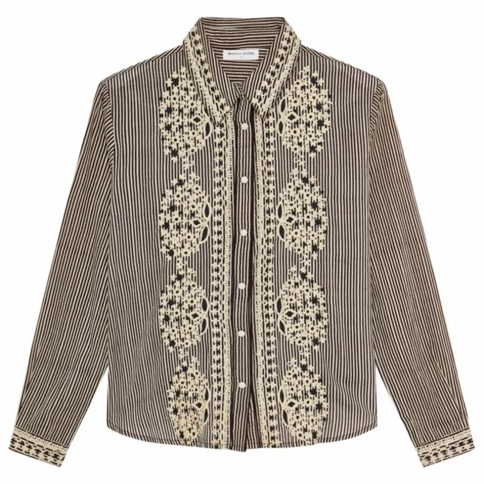Chemise Cohiba Bebo Coton Flammé | Tabac