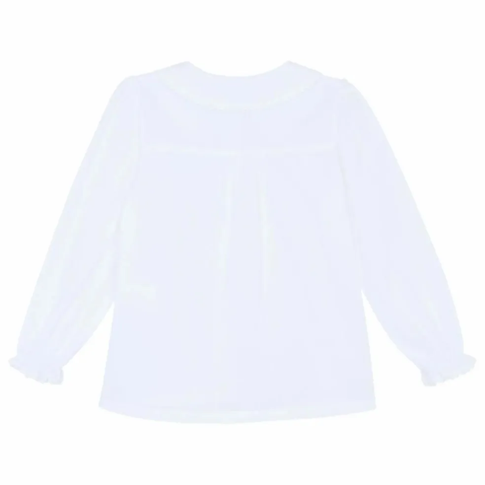 Chemise Col Claudine | Blanc