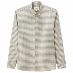 Chemise Curtis Carreaux Coton Recyclé | Gris