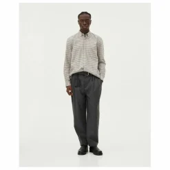 Chemise Curtis Carreaux Coton Recyclé | Gris