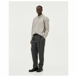 Chemise Curtis Carreaux Coton Recyclé | Gris