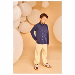 Chemise Dan Pique Coton Bio | Bleu marine