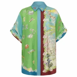 Chemise Daria Soie | Bleu