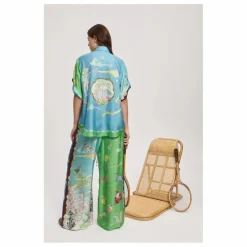 Chemise Daria Soie | Bleu