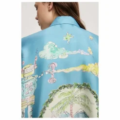 Chemise Daria Soie | Bleu