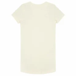 Chemise de Nuit Basique Coton Bio | Blanc cassé