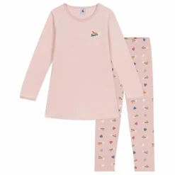 Chemise de Nuit Velours et Legging | Rose