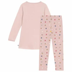 Chemise de Nuit Velours et Legging | Rose