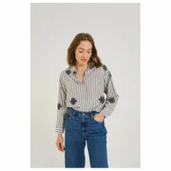 Chemise Elisa Flake | Bleu gris
