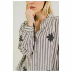 Chemise Elisa Flake | Bleu gris