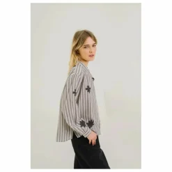 Chemise Elisa Flake | Bleu gris