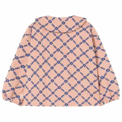 Chemise en Jean Rayée | Crème