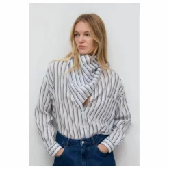 Chemise Estela Carreaux | Bleu