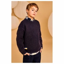 Chemise Frank Jin Carreaux | Bleu marine
