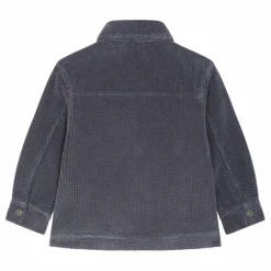 Chemise Garçon Velours Côtelé | Gris anthracite