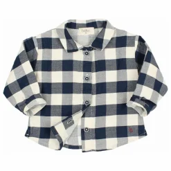 Chemise Gingham Carreaux Bébé | Bleu marine