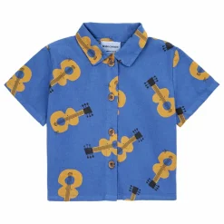 Chemise Guitares Bébé | Bleu marine