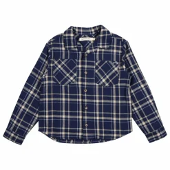 Chemise John Carreaux Coton Bio | Bleu marine