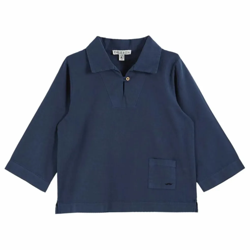 Chemise Lin | Bleu marine