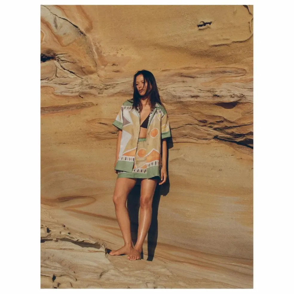 Chemise Margot Aster Lin | Vert d'eau