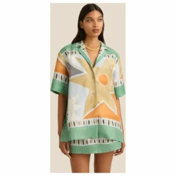 Chemise Margot Aster Lin | Vert d'eau