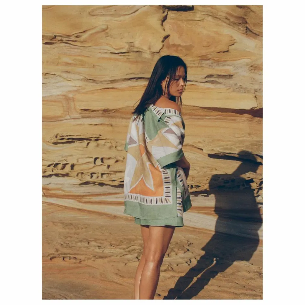 Chemise Margot Aster Lin | Vert d'eau